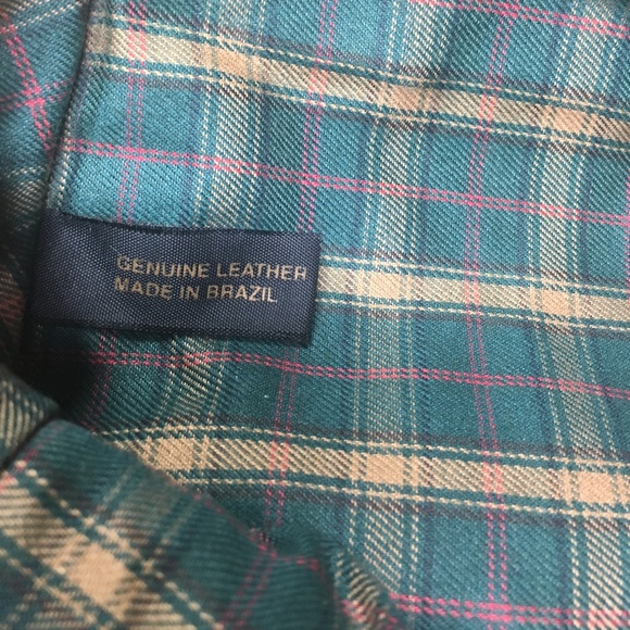 Orvis Gokey woven lthr shldr bag - Picture 5 of 9